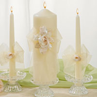 amour pillar candle