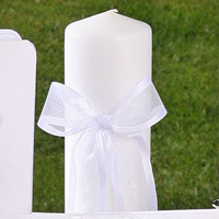 infinity wedding candle