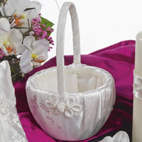 cherry blossom flower girl basket
