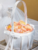 bridal flower girl basket
