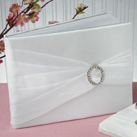 crystal guest book
