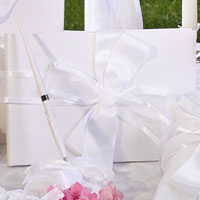 infinity wedding guest book