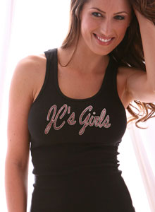 jc girls logo tank top