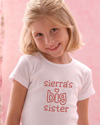 i love my big sister with heart shirt