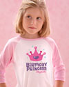 birthday princess crown shirt