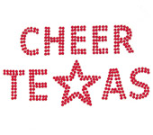 sparkling cheer texas custom shirt