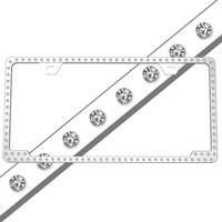 rhinestone license frame 125