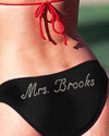 personalized mrs bridal bikini