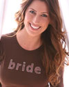 3 row bride t shirt