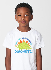big brother t-shirt with dinosaur