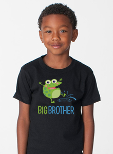big brother jump for joy frog t-shirt