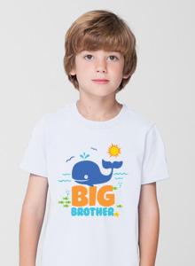 big brother whale t-shirt