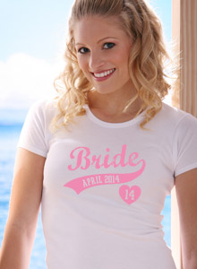 bride 2015 swoosh t-shirt