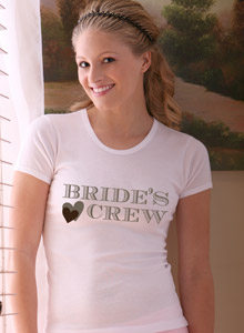 bride's crew t-shirt
