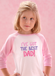 girls best dad t shirt