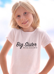 big sister established t-shirt