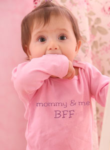girls mommy and me bff t shirt