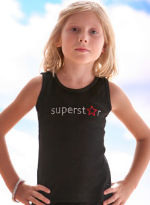 girls super star t shirt