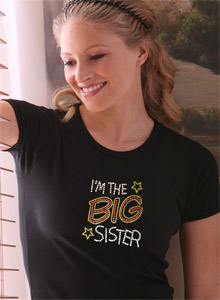 im the big sister womens shirt