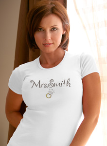 mrs with ring t-shirt