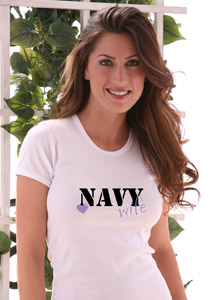 navy wife t-shirt