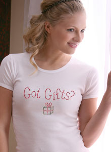 rhinestone got gifts christmas t shirt