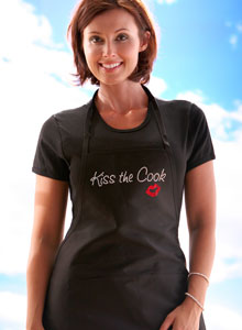 kiss the cook apron