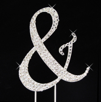 ampersand wedding cake topper