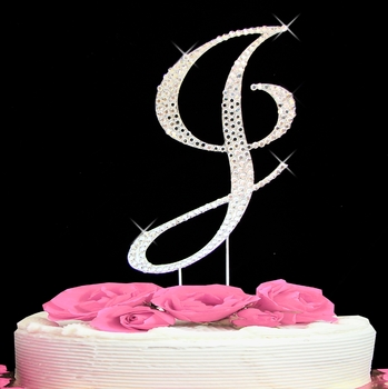 cake topper letter J