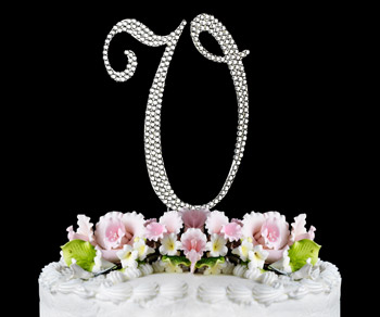 cake topper letter V