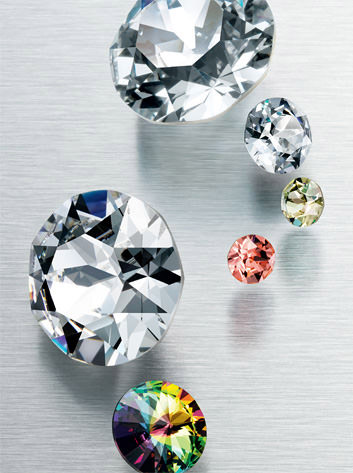 sparkling crystals