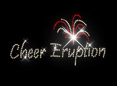 cheer eruption custom rhinestone cheerleading shirt