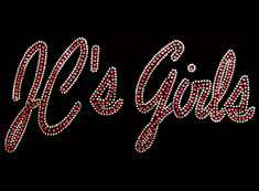 jc girls rhinestone iron on transfer