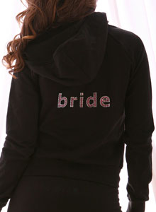 3 row bride hoodie
