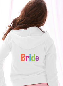 bride colors  hoodie