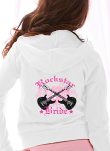 bride rockstar hoodie