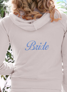 sparkling bride hoodie