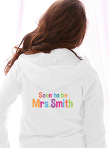 soon to be mrs colors hoodie