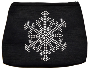 snowflake make-up bag