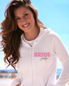 faux bling bride hoodie