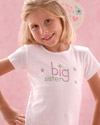 sparkling big sister t shirt