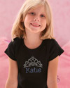 personalized name with crown shirt