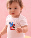 patriotic peace sign