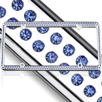 rhinestone license frame 250