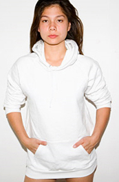 unisex cotton fleece hoodie pull-over