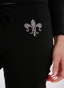 fleur de lis sweat pants