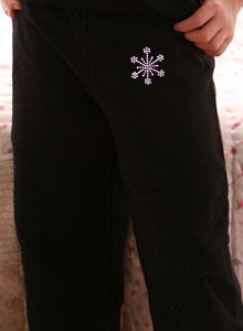 snowflake sweat pants