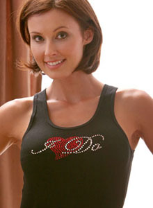 rhinestone i do bridal tank top