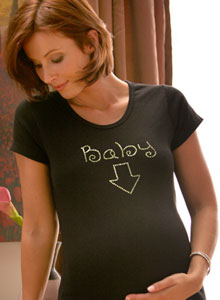 baby arrow maternity t-shirt