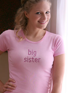 personalized big sister t shirt